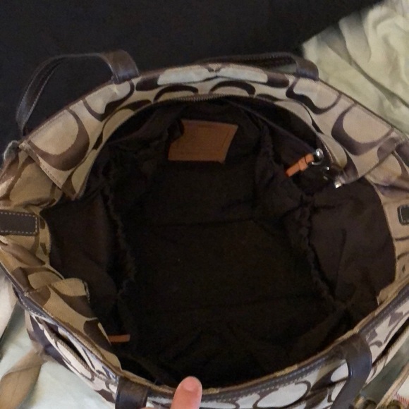 Authentic Coach Baby Bag signature C in brown - Picture 2 of 3